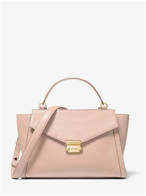 michael michael kors whitney large satchel|Michael Michael Kors Whitney Large Leather Satchel .